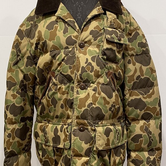 Polo Ralph Lauren Camouflage Hudson Guide Coat Jacket - Size Large - Picture 1 of 6